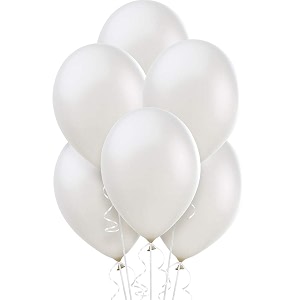 pack of 60 white black latex metallic hd balloons 1034 inch best for happy birthday party supplies theme party decoration anniversary wedding