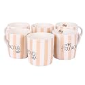 Anwaliya Army Series Ceramic Coffee Mugs, 280 ml, Multi Colour Gloss (Color May Vary) (Arila, 6 Count (Pack of 1))