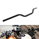 AnXin 1" 25MM Drag Handlebars Tracker Handle Bars Universal for Sportster XL 883 1200 Bobber Custom Chopper Softail Dyna Euro Style Black