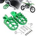 AnXin Foot Pegs Motorcycle Universal CNC Footpeg for KX KLX 50-125cc BT200X Mini Bike SSR Apollo RFZ TaoTao Lifan Kayo Coolster Pit Bike - Green