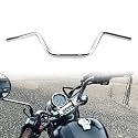 AnXin Motorcycle 7/8" Drag Handlebars High-Rise Tracker Handle Bars Universal For Sportster XL 883 1200 Cruiser Bobber Custom Chopper Softail Dyna Tour Glide Road CG125 Chrome