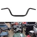 AnXin Motorcycle 7/8" Drag Handlebars High-Rise Tracker Handle Bars Universal For Sportster XL 883 1200 Cruiser Bobber Custom Chopper Softail Dyna Tour Glide Road CG125 Black