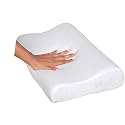 Any Designer Orthopedic Contour Back, Stomach, Side Sleepers, Anti-Snoring Relief Memory Foam Cervical Pillow with Removable Zip Cover for Neck Pain