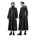 ANYCHO Long Rain Coat for Men Waterproof