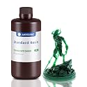 ANYCUBIC 3D Printer Resin, 405nm High Precision Fast Curing UV Photopolymer Resin for LCD 3D Printing, 1kg TL Green