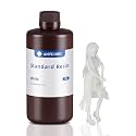 ANYCUBIC 3D Printer Resin, 405nm High Precision Fast Curing UV Photopolymer Resin for LCD 3D Printing, 1kg White