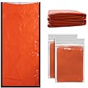 Anyoo Emergency Sleeping Bag, Ultra Waterproof Mylar Thermal Blankets Lightweight Survival Protable Blanket Keep Warm for Camping Hiking Outdoors Adventure