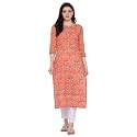 Anyra Women39s Cotton Regular Kurta with Bottom