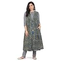 Anyra Women39s Cotton Regular Kurta with Bottom