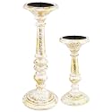 Anything &amp; Everything Wood Candle Holder, Set of 2