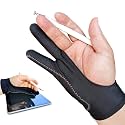 Anzailala Spandex Artist Glove for Graphic Tablets, Drawing Mitt (M Size)