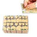 Anzailala Nail Stickers Waterproof Nail Glue Sticker Upgrades Super Sticky Glue for Nail Extension(5 Sheets)