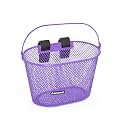 ANZOME Kids Bike Basket, Bicycle Basket for Boy and Girl, Waterproof Metal Wire Children's Bicycle Basket, Suitable for Most Children's Bicycles and Kids Tricycles