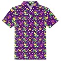 AOBUTE Kids Thanksgiving Shirt Turkey Short Sleeve Holiday Polo 3-14 Years