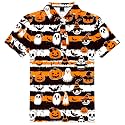 AOBUTE Kids Thanksgiving Shirt Turkey Short Sleeve Holiday Polo 3-14 Years