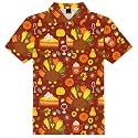AOBUTE Kids 4th of July Polo American Flag Short Sleeve Button Down Shirts Tops 3-14 Years