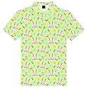 AOBUTE Kids 4th of July Polo American Flag Short Sleeve Button Down Shirts Tops 3-14 Years