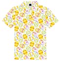AOBUTE Kids Thanksgiving Shirt Turkey Short Sleeve Holiday Polo 3-14 Years