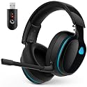 AOC 2.4GHz Wireless Gaming Headset for PS5, PS4, PC, Switch, 45Hr, Black