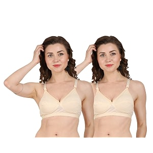 Womens Cotton Non Padded Non-Wired Full Coverage