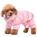 AOFITEE Dog Coat Waterproof Dog Jacket Fullbody Dogs Winter Coat Snowsuit