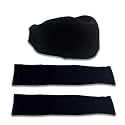 Aogigigio Neck Brace Cover - 2 Pcs Cervical Collar Dust Cover Sleeve for Women Men, Soft & Comfortable for Sleeping Working Breathable Black
