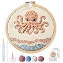 AohaiNova Punch Needle Kit for Adult Beginners,Punch Needling Set 0ctopus