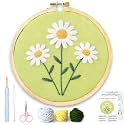 AohaiNova Punch Needle Kit for Adult Beginners,Punch Needling Set Daisy
