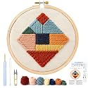 AohaiNova Punch Needle Kit for Adult Beginners,Punch Needling Set Geometry