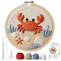 AohaiNova Punch Needle Kit for Adult Beginners, Punch Needling Set Crabs