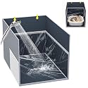 Aokeyee Waterproof Cat Litter Box Enclosure Splash Guard, 27.1"x21.6"x16.5"