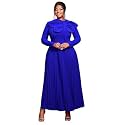 AOMEI Casual Church Dresses for Women 2026 Summer Pleated Short Sleeve Round Neck Dragonfly Spring Maxi Dress