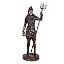 AONA Large Standing Shiva Statue with Trishula Trident,Lord Shiva 19 inch Height
