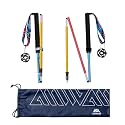 AONIJIE Collapsible Trekking Poles 2-Pack Walking Hiking Sticks for Running