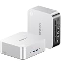 AOOSTAR MACO Mini PC AMD Ryzen 7 H255,24GB LPDDR5 RAM, 1TB PCIe 4.0 SSD, Triple M.2 NVMe,OCuLink, Dual USB4 40Gbps, Dual 2.5GbE LAN, WiFi 6E, Mini Desktop Computer for Home Office & Gaming