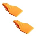 ABS Wind Nozzle - G1/4 Male, Flat Orifice, 2 Pcs for Compressed Air Machine, Dust Removal & Air Drying