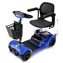 Aotedor Foldable Mobility Scooter for Seniors &amp; Adults, 300 lbs Capacity, 15 Miles Range, 4-Wheel All-Terrain, Portable, NFC Keyless Unlock, Removable Basket
