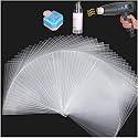 Shrink Wrap Bags, 500 PCS 4x6 Clear PVC Heat Shrink Bags for Soap