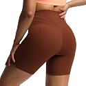Aoxjox Trinity High-Waist Biker Shorts 6"