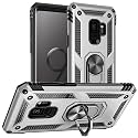 for Samsung Galaxy S9 Case, Military Grade 16ft Drop Tested Ring Shockproof Protective Phone Case for Samsung Galaxy S9, Silver