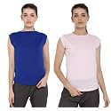 Ap'pulse Women's Cap Sleeve Tshirt(Pack of 2)