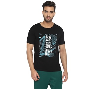 Appulse Mens Printed Sports Tshirt