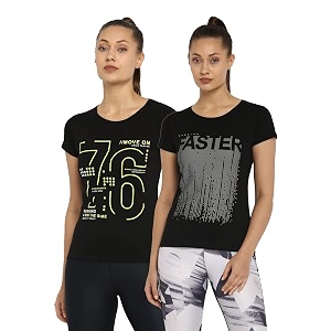 ap39pulse women39s printed short sleeve sport tshirt combo pack