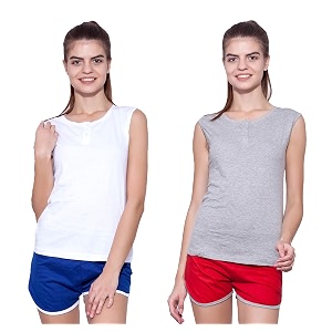 ap39pulse women39s sleeveless henleypack of 2