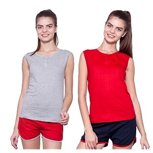 ap39pulse women39s sleeveless henleypack of 2