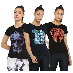 ap39pulse women39s printed short sleeve sport tshirt combo pack