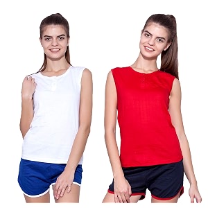 ap39pulse women39s sleeveless henleypack of 2