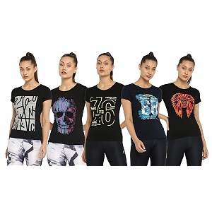 ap39pulse women39s printed short sleeve sport tshirt combo pack