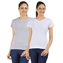 Ap'pulse Women's Combo T Shirt (Pack of 2)