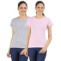 Ap'pulse Women's Combo T Shirt (Pack of 2)